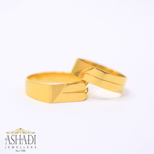 22K Yellow Gold Wedding Ring
