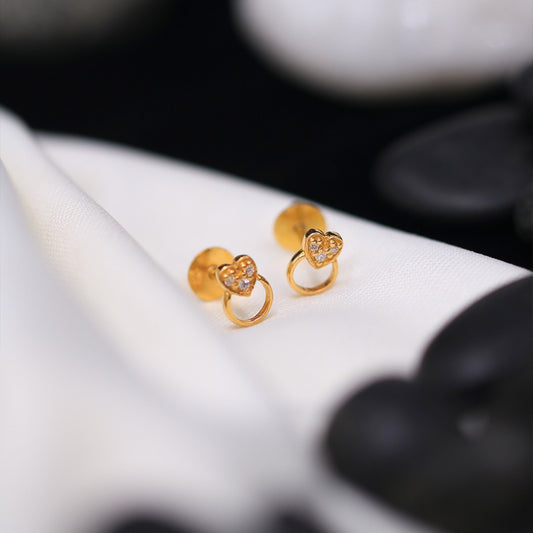 22Kt Ear Stud | ER0020