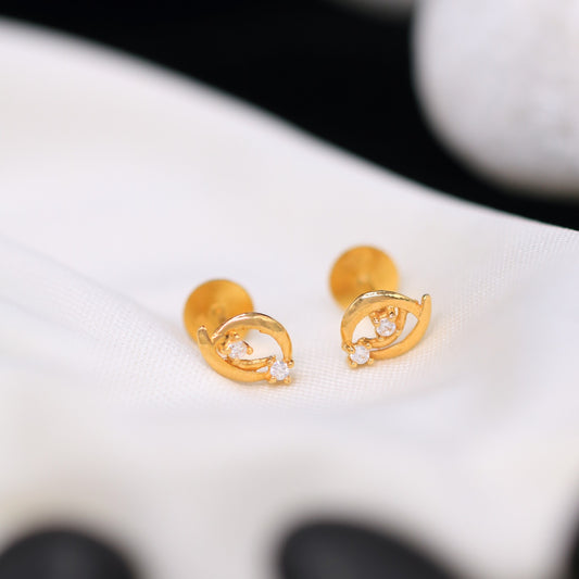 22Kt Ear Stud | ER0018