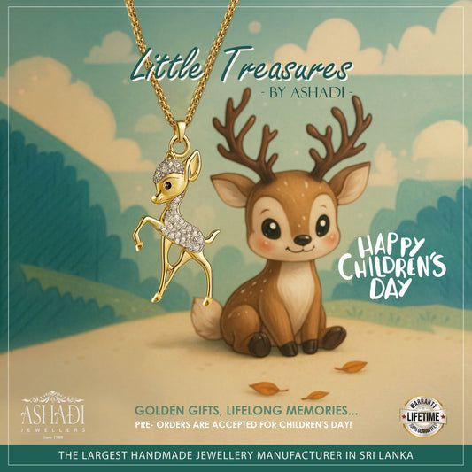 Deer Gold Pendant