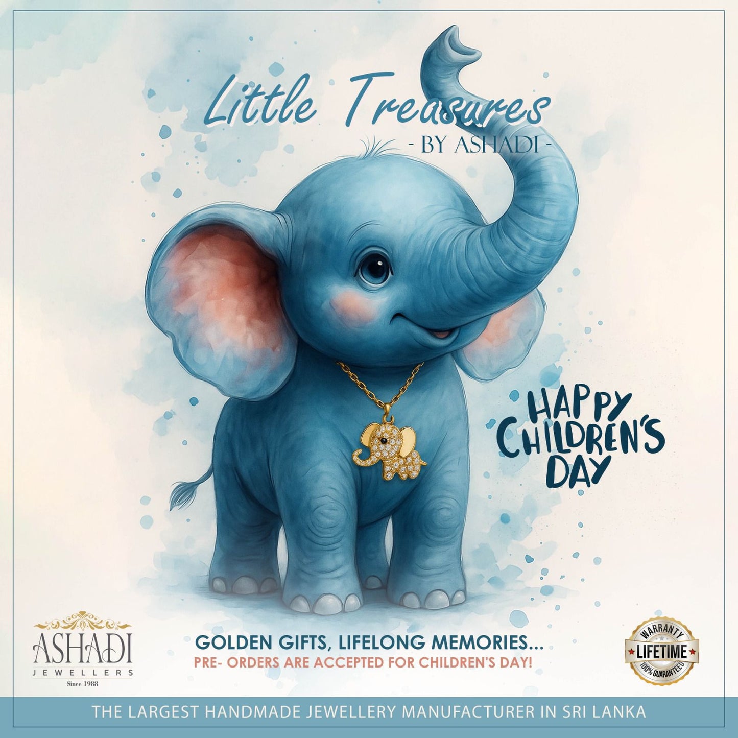 Elphant Gold Pendant