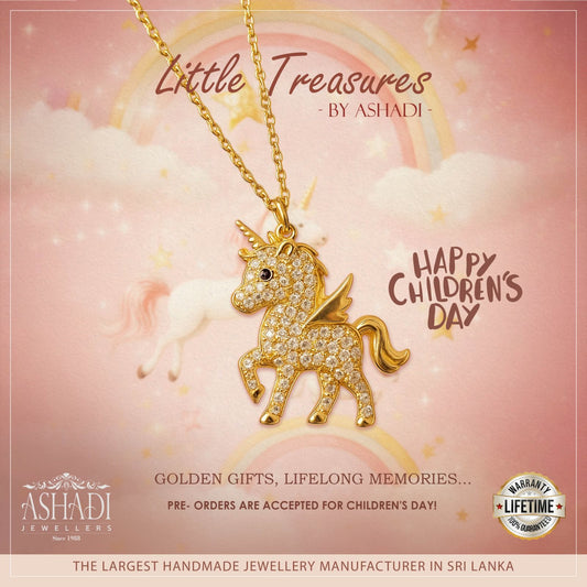 Unicorn Gold Pendant
